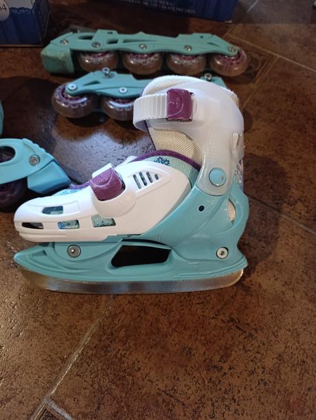 Nastaviteľné korčule kolieskové aj na ľad 31-34, 31