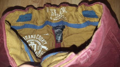 Bordové nohavice next č.98, next,98