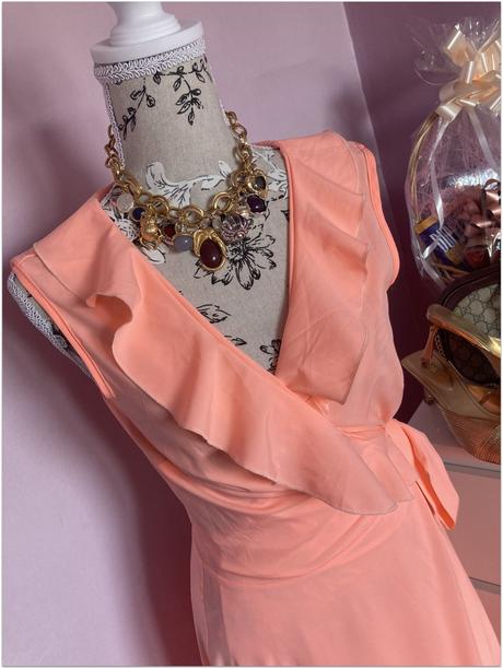 Zavinovacie maxi šaty zn.ola voga, 