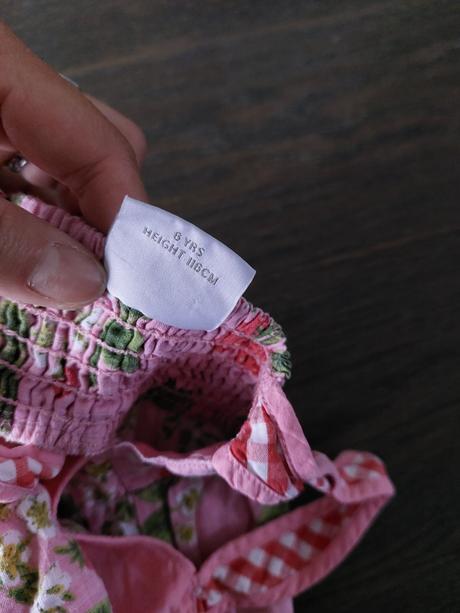 Nádherná jahôdková tunika next na 5-8r., next,116