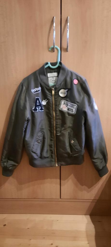 Dievčenský bomber, h&m, veľ. 152, h&m,152