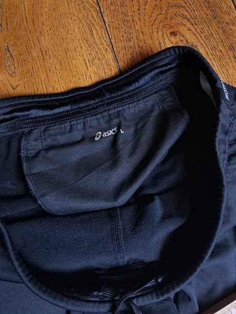 Asics čierne bežecké legíny, asics,m