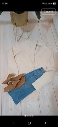 Kremove sako zara, zara,xs