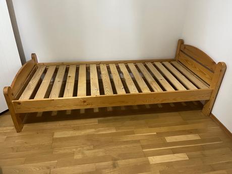 Posteľ masív, šírka (cm): 90,dĺžka (cm): 200
