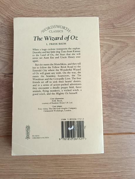 The wizard of oz,