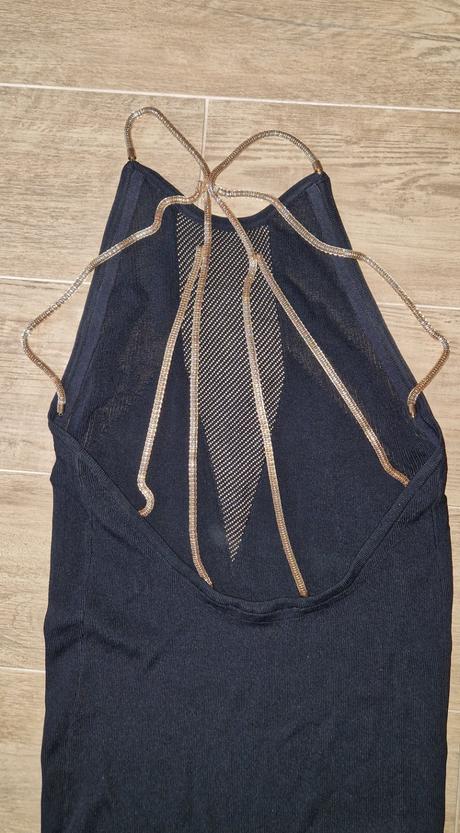 Šaty so zlatými šnúrkami, guess,s