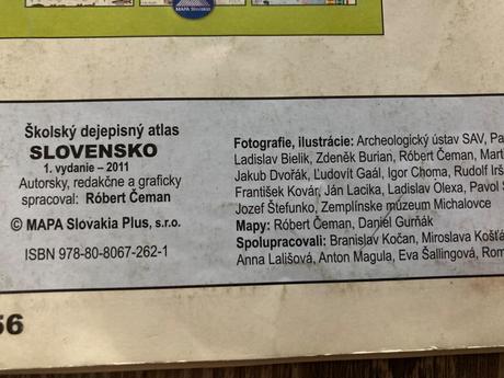 Školský dejepisný atlas slovensko, 