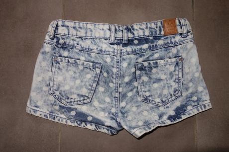 Bodkované šortky 7-8 rokov, 128