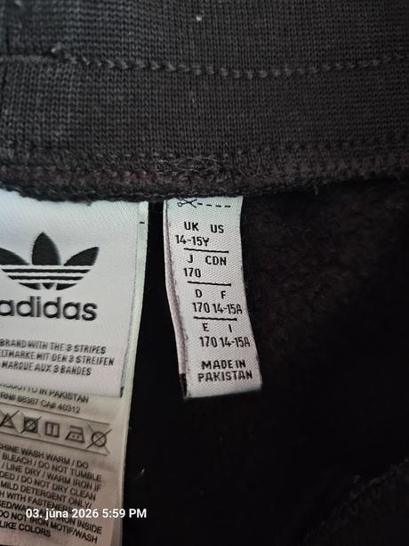 Tepláky, adidas,164