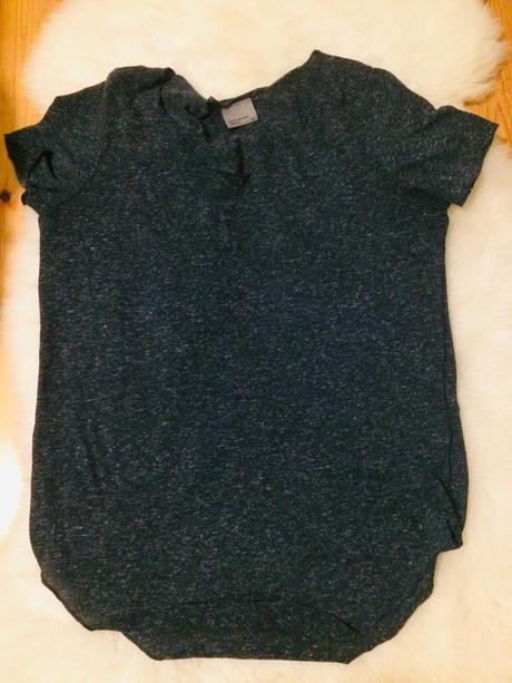 Tmavomodre pohodlne tricko, vero moda,m