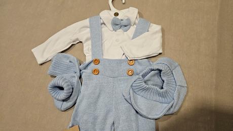 5-dielna pletená súprava na krst alebo oslavu, 74