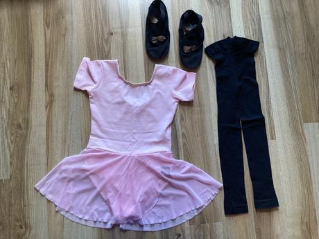 Baletny dres + pancuchy + cvicky, 116