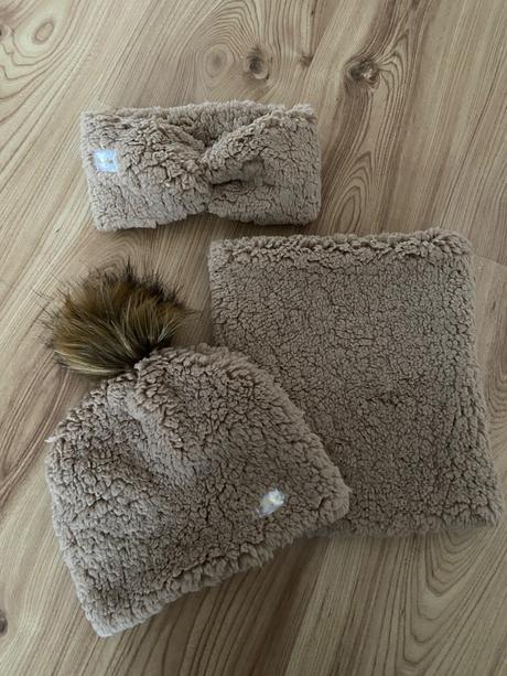 Teddy set ( čelenka a tunel a čiapka), 62 - 158