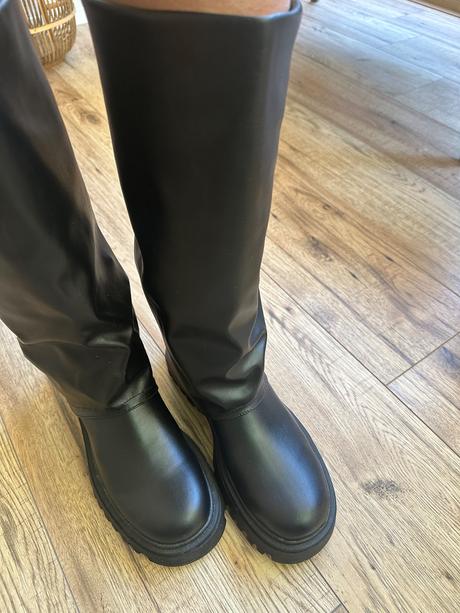 Štýlové čižmy, pull&bear,38