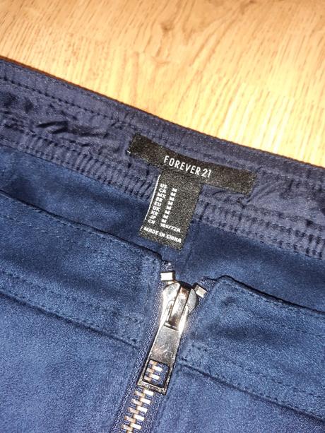 Sukňa z imitácie semišu, m