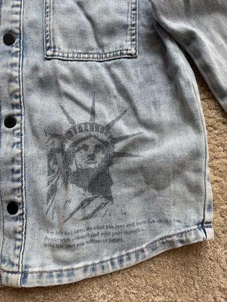 Detská denimová košeľa zara, zara,140