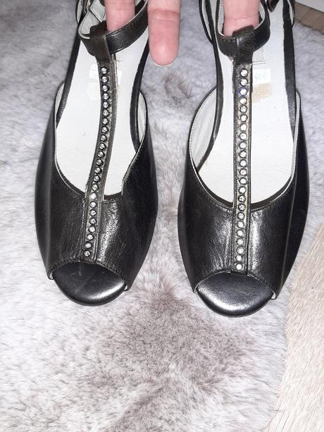 Tanečné topánky celokoža, 41
