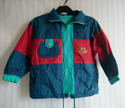 Prechodná modro červená bunda, brugi, brugi,110