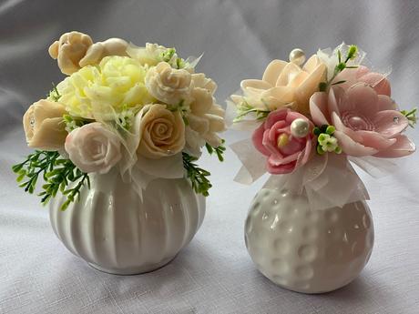 Mydlova kytica v košíku, 