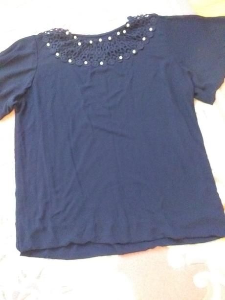 Tricko s koralkami, xl