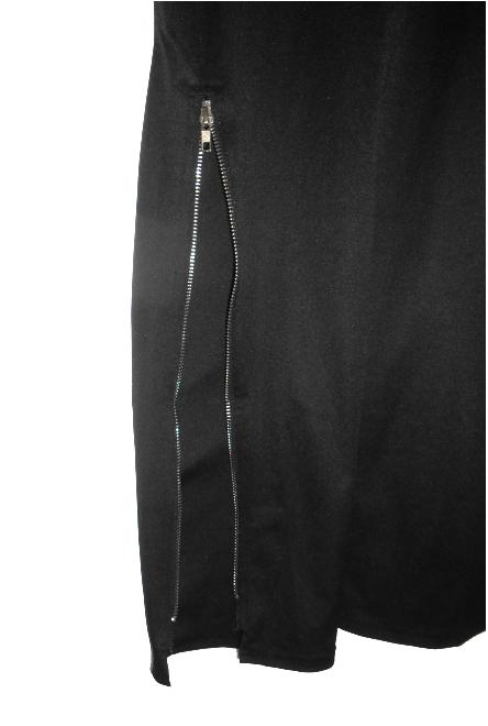 Elastické šaty so zipsami veľ.m, m