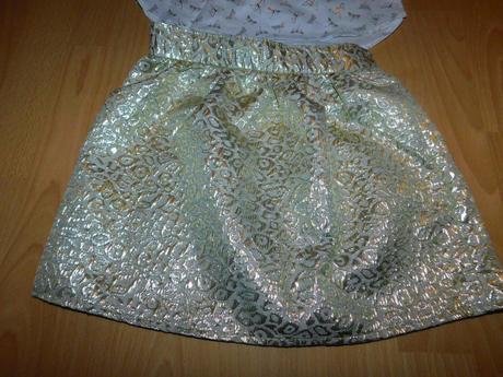 Komplet sukna+blúzka 116-122, palomino,122