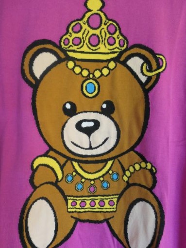 Love moschno bear original luxusny sveter m/l, moschino,m