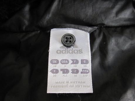 Cierna paperova bunda adidas - damska, adidas,38