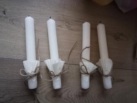 Svadobná výzdoba, sviečky, svetielka, girlandy...,