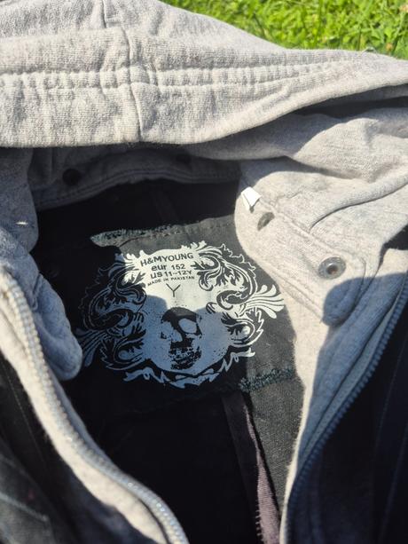 Bombastická sako mikina 2v1, h&m,152