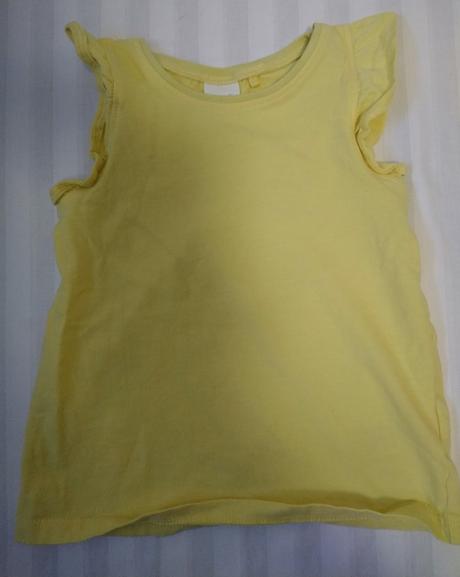 2 ks dievčenských elastických tričiek, next, next,98