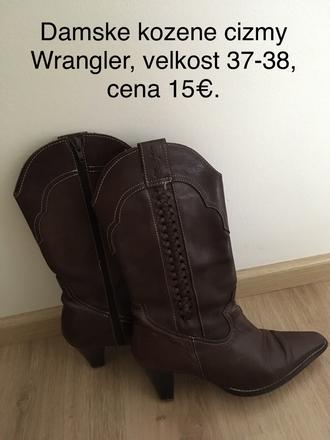 Cizmy, wrangler,38