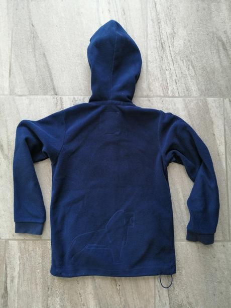 Hustá flísová mikina man, v134-140,8-10r., 134