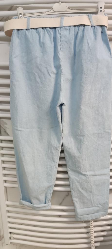 Menčestrové nohavice z bavlny,