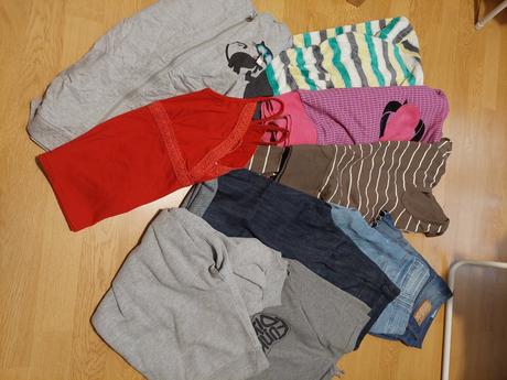 Balík oblečenia, m