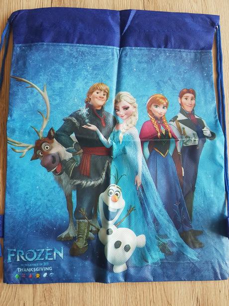 Vrecko na prezuvky frozen, macko pu, 