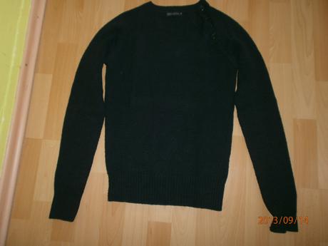 Tmavomodrý pulover, terranova,s