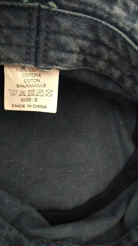 Klobúčik, denim,s