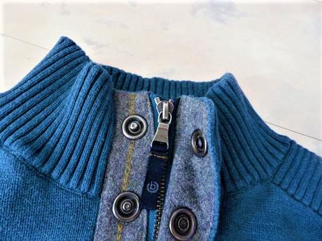 Bavlnený športový svetrík bugatti, m