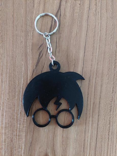 Kľúčenka harry potter čierna,