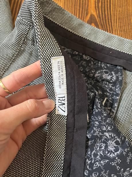 Zara elegantné nohavice, zara,44