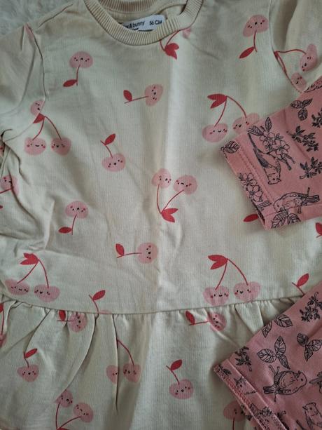 2 krat saty velkost 86, fox & bunny,86