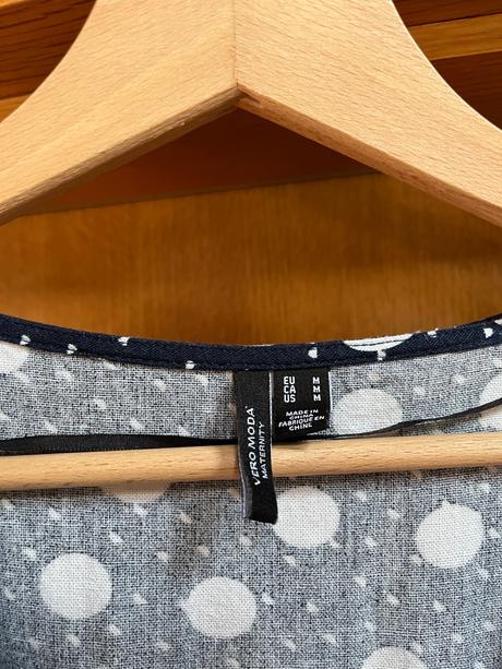 Tehotenske saty s primesou lanu, vero moda,m