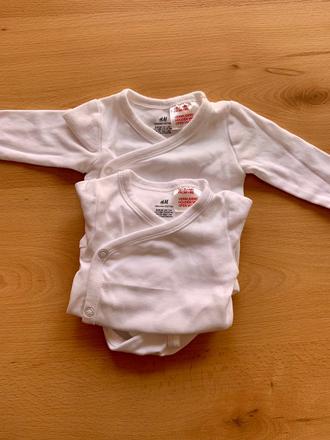 Hm organic cotton zavinovacie body 56, h&m,56