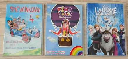 Dvd pre deti 3 ks spolu,