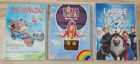 Dvd pre deti 3 ks spolu, 