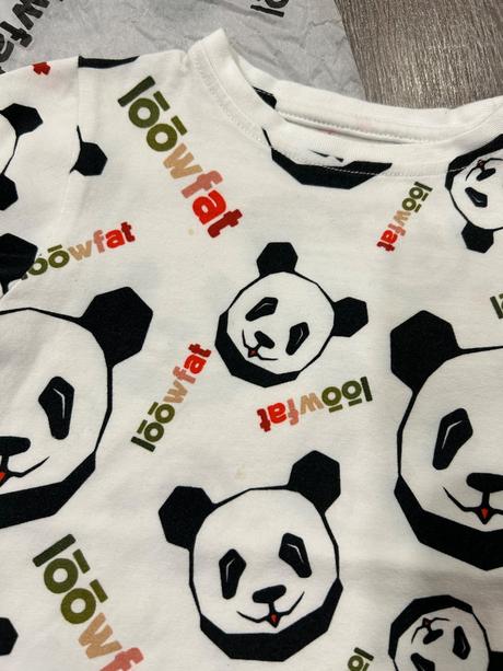 Loowfat tričko s pandami na 2-3 roky, 98
