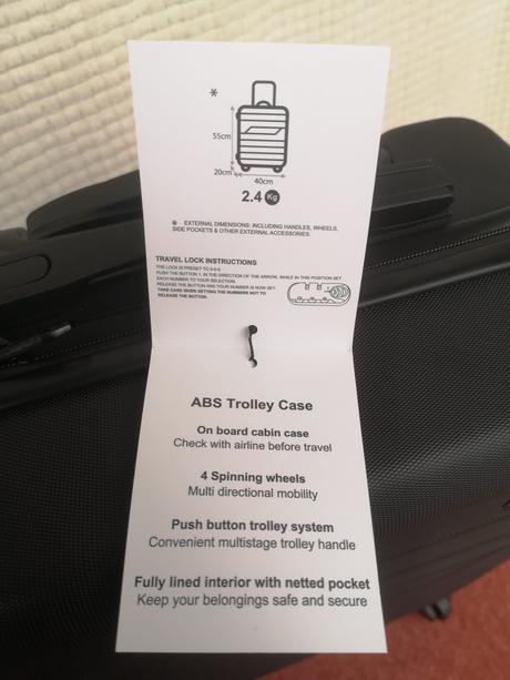 Elevate cestovný príručný kufor na palubu, 