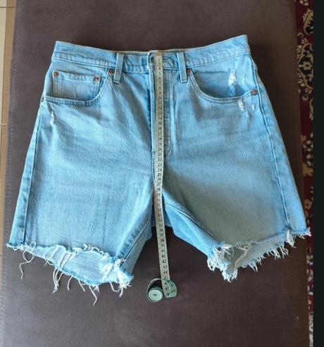 Riflové šortky lewis premium 501, w30, oblečené le, john lewis,m