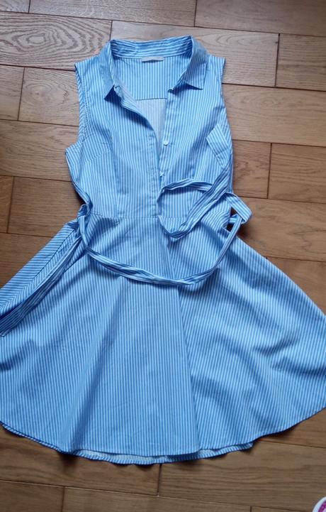 Pásikavé košeľové šaty, gate,38